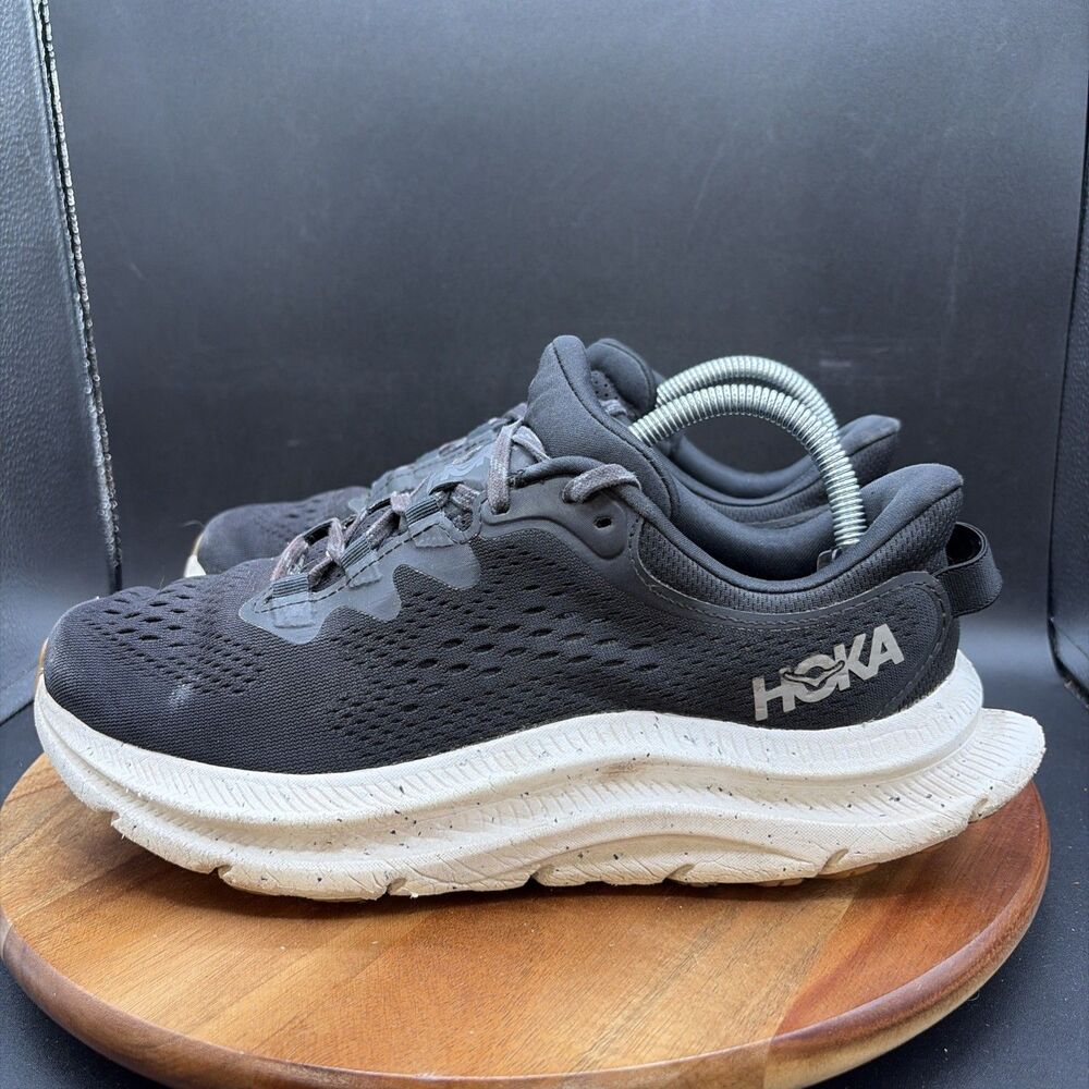 Hoka One One Kawana 2 Womens Size 9 B Running Shoes Black Sneakers 1147913 BWHT